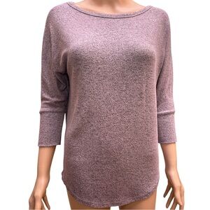 Market & Spruce Mauve 3/4 Sleeve Top XS